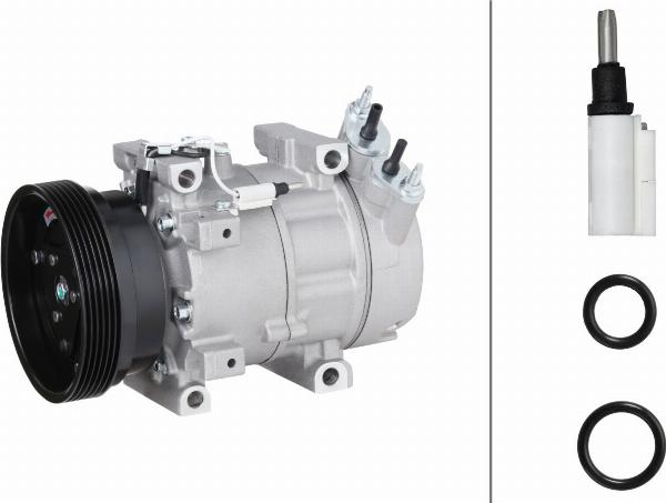 HELLA 8FK 366 201-361 - Compressore, Climatizzatore www.autoricambi360.it