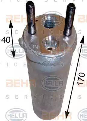 HELLA 8FT 351 193-141 - Essiccatore, Climatizzatore www.autoricambi360.it