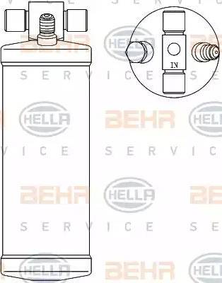 HELLA 8FT 351 192-551 - Essiccatore, Climatizzatore www.autoricambi360.it
