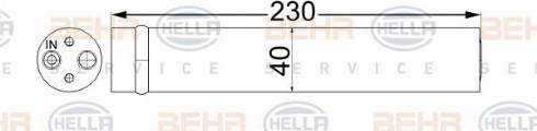 HELLA 8FT 351 192-664 - Essiccatore, Climatizzatore www.autoricambi360.it