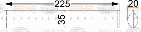 HELLA 8FT 351 192-604 - Essiccatore, Climatizzatore www.autoricambi360.it