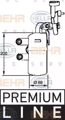 HELLA 8FT 351 335-111 - Essiccatore, Climatizzatore www.autoricambi360.it