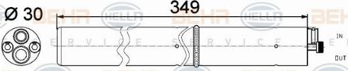 HELLA 8FT 351 200-154 - Essiccatore, Climatizzatore www.autoricambi360.it