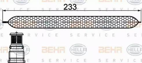 HELLA 8FT 351 200-251 - Essiccatore, Climatizzatore www.autoricambi360.it