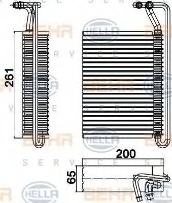 HELLA 8FV 351 330-504 - Evaporatore, Climatizzatore www.autoricambi360.it