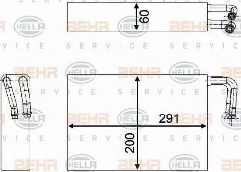 HELLA 8FV 351 330-641 - Evaporatore, Climatizzatore www.autoricambi360.it