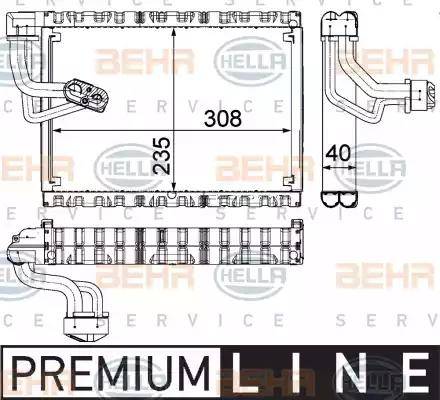 HELLA 8FV 351 330-681 - Evaporatore, Climatizzatore www.autoricambi360.it