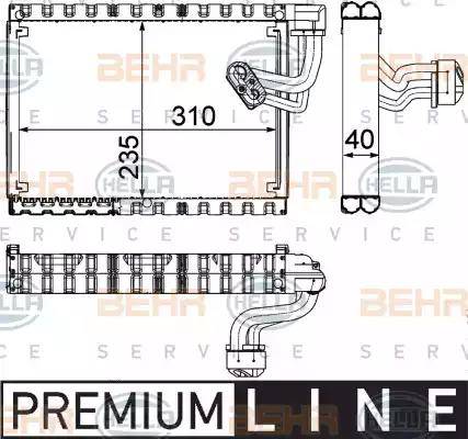 HELLA 8FV 351 330-671 - Evaporatore, Climatizzatore www.autoricambi360.it