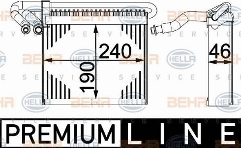 HELLA 8FV 351 330-021 - Evaporatore, Climatizzatore www.autoricambi360.it