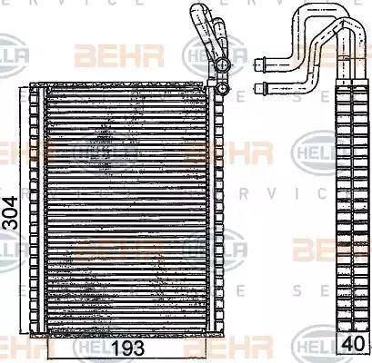 HELLA 8FV 351 331-291 - Evaporatore, Climatizzatore www.autoricambi360.it