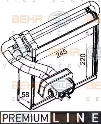 HELLA 8FV 351 331-231 - Evaporatore, Climatizzatore www.autoricambi360.it