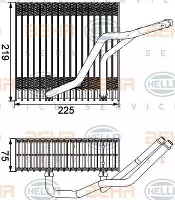 HELLA 8FV 351 210-541 - Evaporatore, Climatizzatore www.autoricambi360.it