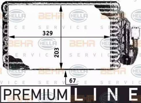HELLA 8FV 351 210-011 - Evaporatore, Climatizzatore www.autoricambi360.it