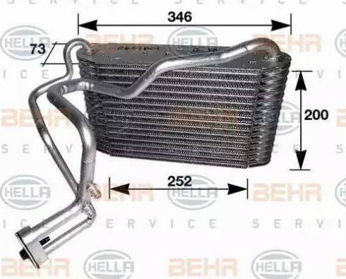 HELLA 8FV 351 210-191 - Evaporatore, Climatizzatore www.autoricambi360.it