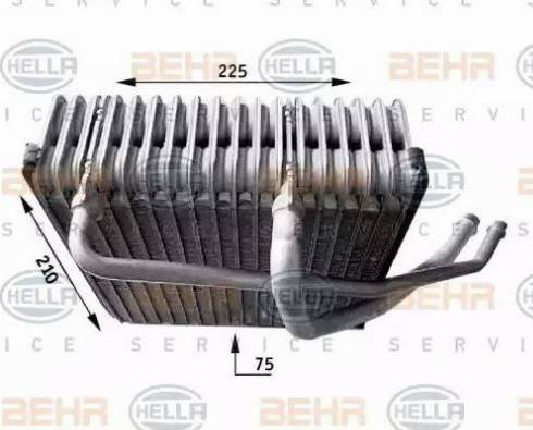 HELLA 8FV 351 210-771 - Evaporatore, Climatizzatore www.autoricambi360.it