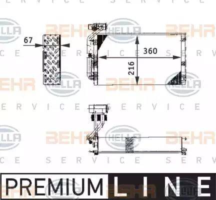 HELLA 8FV 351 211-671 - Evaporatore, Climatizzatore www.autoricambi360.it