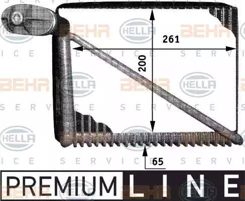 HELLA 8FV 351 211-061 - Evaporatore, Climatizzatore www.autoricambi360.it