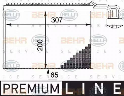 HELLA 8FV 351 211-711 - Evaporatore, Climatizzatore www.autoricambi360.it