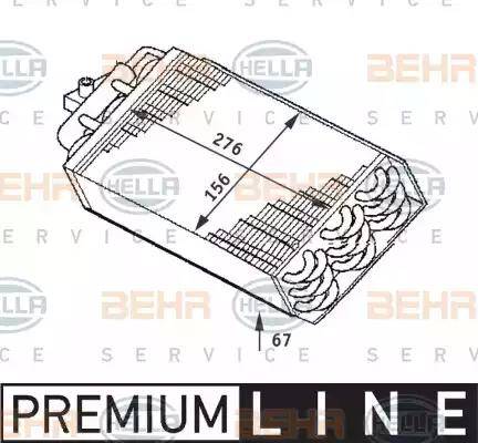 HELLA 8FV 351 211-721 - Evaporatore, Climatizzatore www.autoricambi360.it