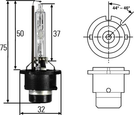 HELLA 8GS 007 949-101 - Lampadina, Faro di profondità www.autoricambi360.it