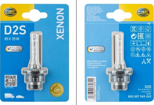 HELLA 8GS 007 949-263 - Lampadina, Faro di profondità www.autoricambi360.it