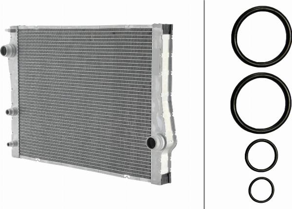 HELLA 8MK 366 301-781 - Radiatore, Raffreddamento motore www.autoricambi360.it