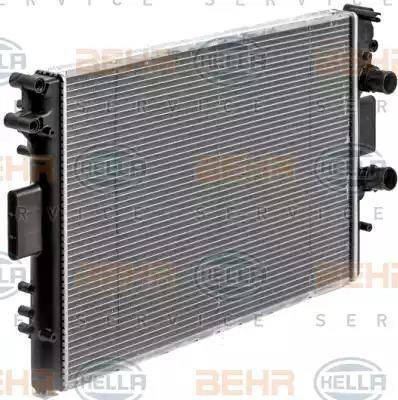 HELLA 8MK 376 900-231 - Radiatore, Raffreddamento motore www.autoricambi360.it