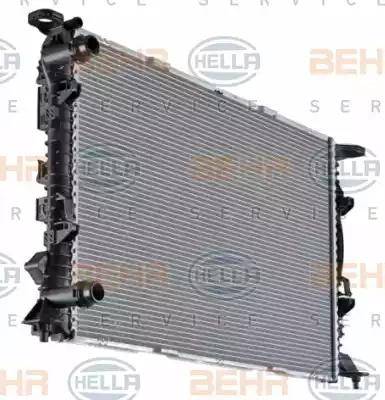 HELLA 8MK 376 745-581 - Radiatore, Raffreddamento motore www.autoricambi360.it