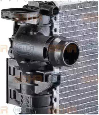 HELLA 8MK 376 745-651 - Radiatore, Raffreddamento motore www.autoricambi360.it