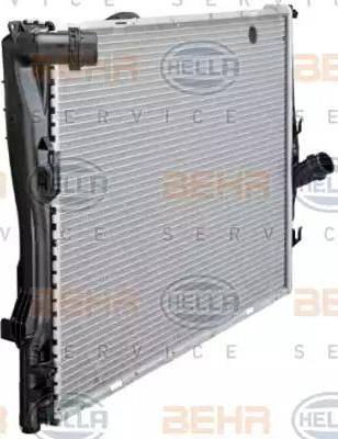 HELLA 8MK 376 754-051 - Radiatore, Raffreddamento motore www.autoricambi360.it