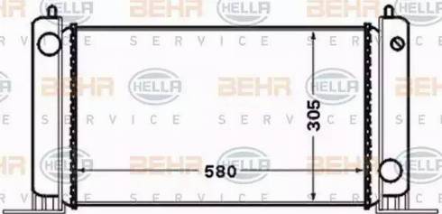HELLA 8MK 376 767-721 - Radiatore, Raffreddamento motore www.autoricambi360.it