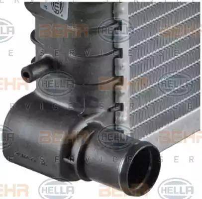 HELLA 8MK 376 706-511 - Radiatore, Raffreddamento motore www.autoricambi360.it