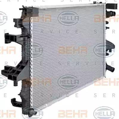 HELLA 8MK 376 719-161 - Radiatore, Raffreddamento motore www.autoricambi360.it