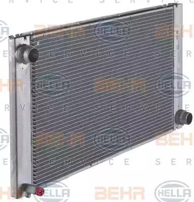 HELLA 8MK 376 719-101 - Radiatore, Raffreddamento motore www.autoricambi360.it