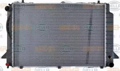 HELLA 8MK 376 714-601 - Radiatore, Raffreddamento motore www.autoricambi360.it