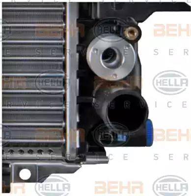HELLA 8MK 376 715-261 - Radiatore, Raffreddamento motore www.autoricambi360.it