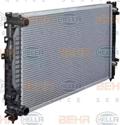 HELLA 8MK 376 716-621 - Radiatore, Raffreddamento motore www.autoricambi360.it