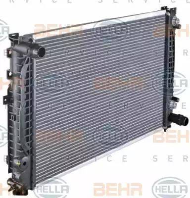 HELLA 8MK 376 720-601 - Radiatore, Raffreddamento motore www.autoricambi360.it