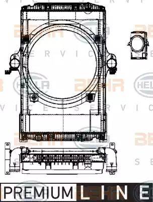 HELLA 8MK 376 722-201 - Gruppo raffreddamento www.autoricambi360.it