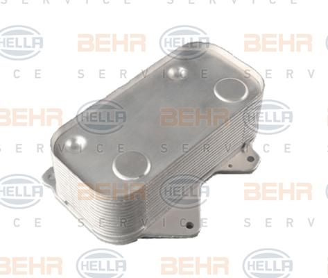HELLA 8MO 376 701-494 - Radiatore olio, Olio motore www.autoricambi360.it