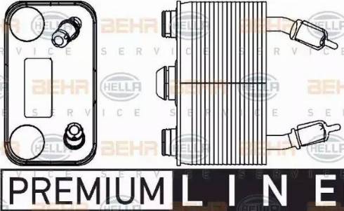 HELLA 8MO 376 778-191 - Radiatore olio, Cambio automatico www.autoricambi360.it