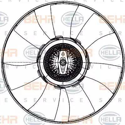 HELLA 8MV 376 907-091 - Ventola, Raffreddamento motore www.autoricambi360.it