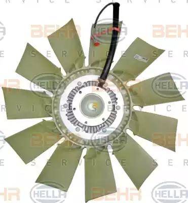 HELLA 8MV 376 791-631 - Ventola, Raffreddamento motore www.autoricambi360.it
