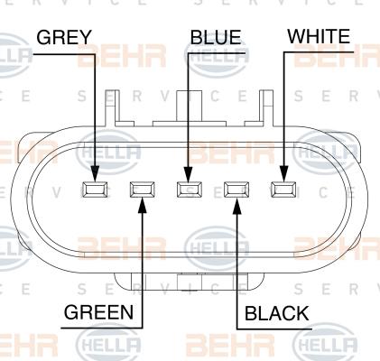 HELLA 8MV 376 758-301 - Ventola, Raffreddamento motore www.autoricambi360.it