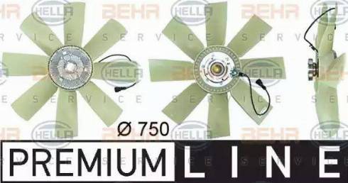 HELLA 8MV 376 731-481 - Ventola, Raffreddamento motore www.autoricambi360.it