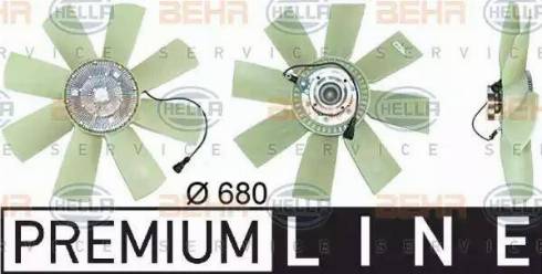 HELLA 8MV 376 731-471 - Ventola, Raffreddamento motore www.autoricambi360.it