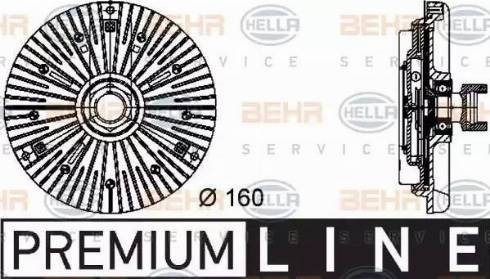 HELLA 8MV 376 732-041 - Giunto di collegamento, Ventilatore radiatore www.autoricambi360.it