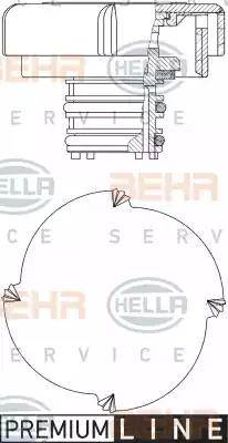 HELLA 8MY 376 743-431 - Tappo, serbatoio refrigerante www.autoricambi360.it