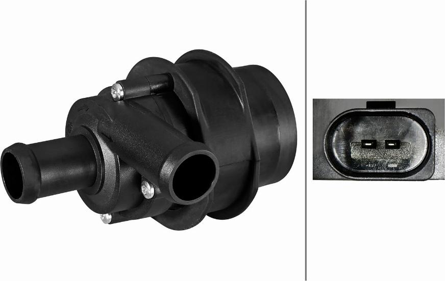 HELLA 8TW 358 304-591 - Pompa acqua ausiliaria www.autoricambi360.it