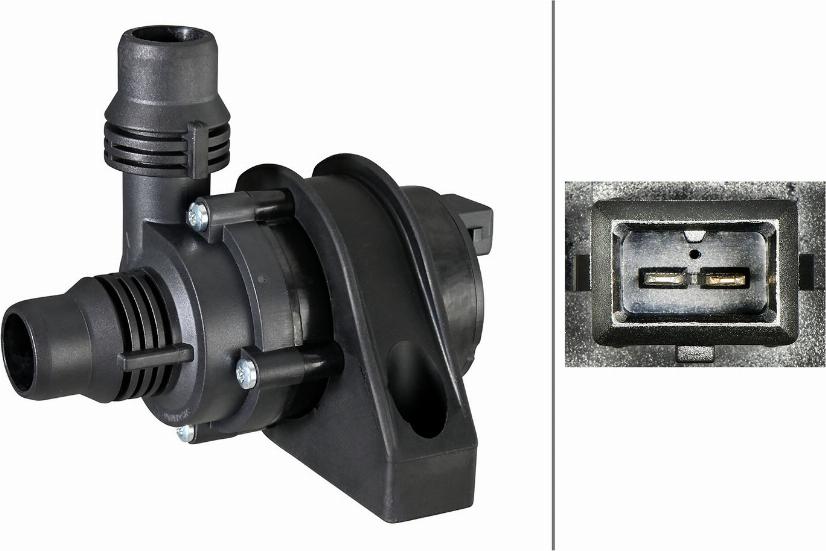 HELLA 8TW 358 304-671 - Pompa acqua ausiliaria www.autoricambi360.it